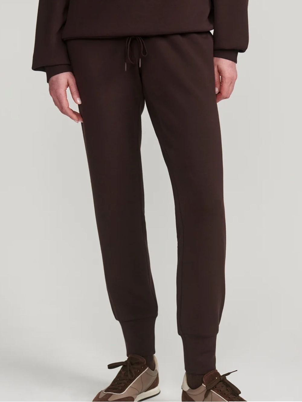 Varley Double Soft The Slim Cuff Pant 27.5" in coffee bean size small